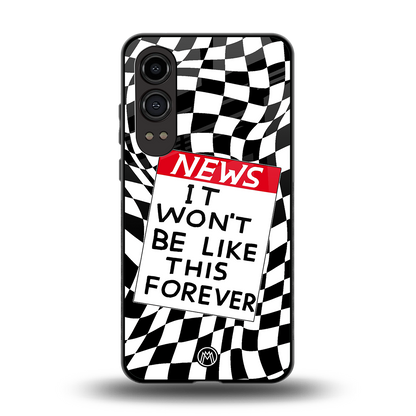 won't be like this forever back phone cover | glass case for oneplus nord ce 4 lite