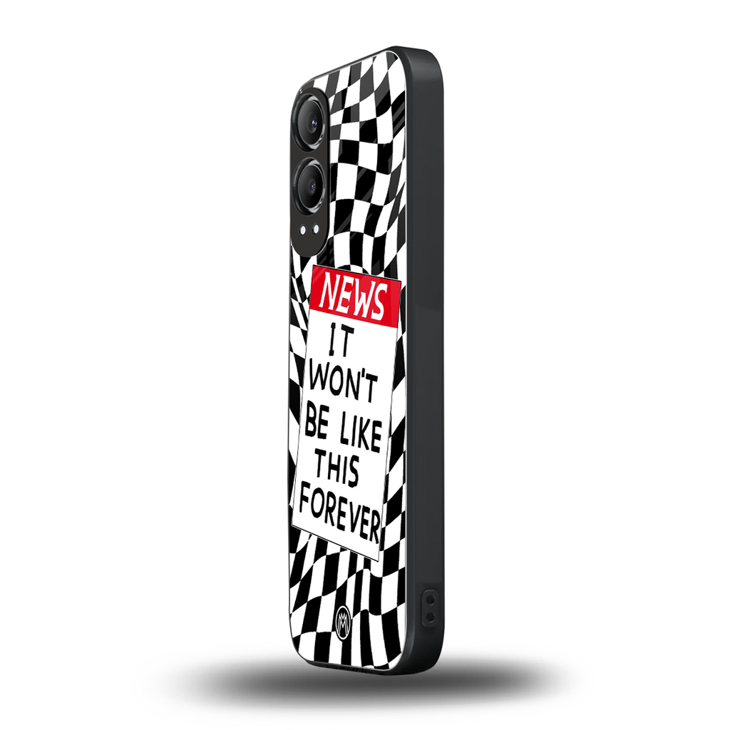 won't be like this forever back phone cover | glass case for oneplus nord ce 4 lite