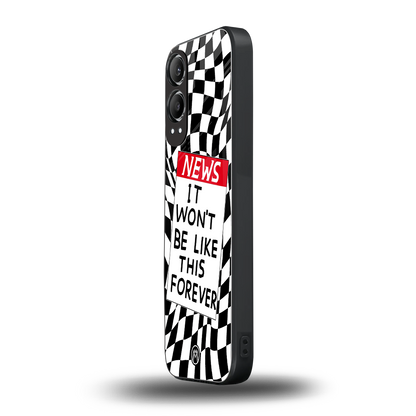 won't be like this forever back phone cover | glass case for oneplus nord ce 4 lite