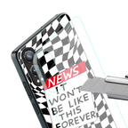 won't be like this forever back phone cover | glass case for oneplus nord ce 4 lite