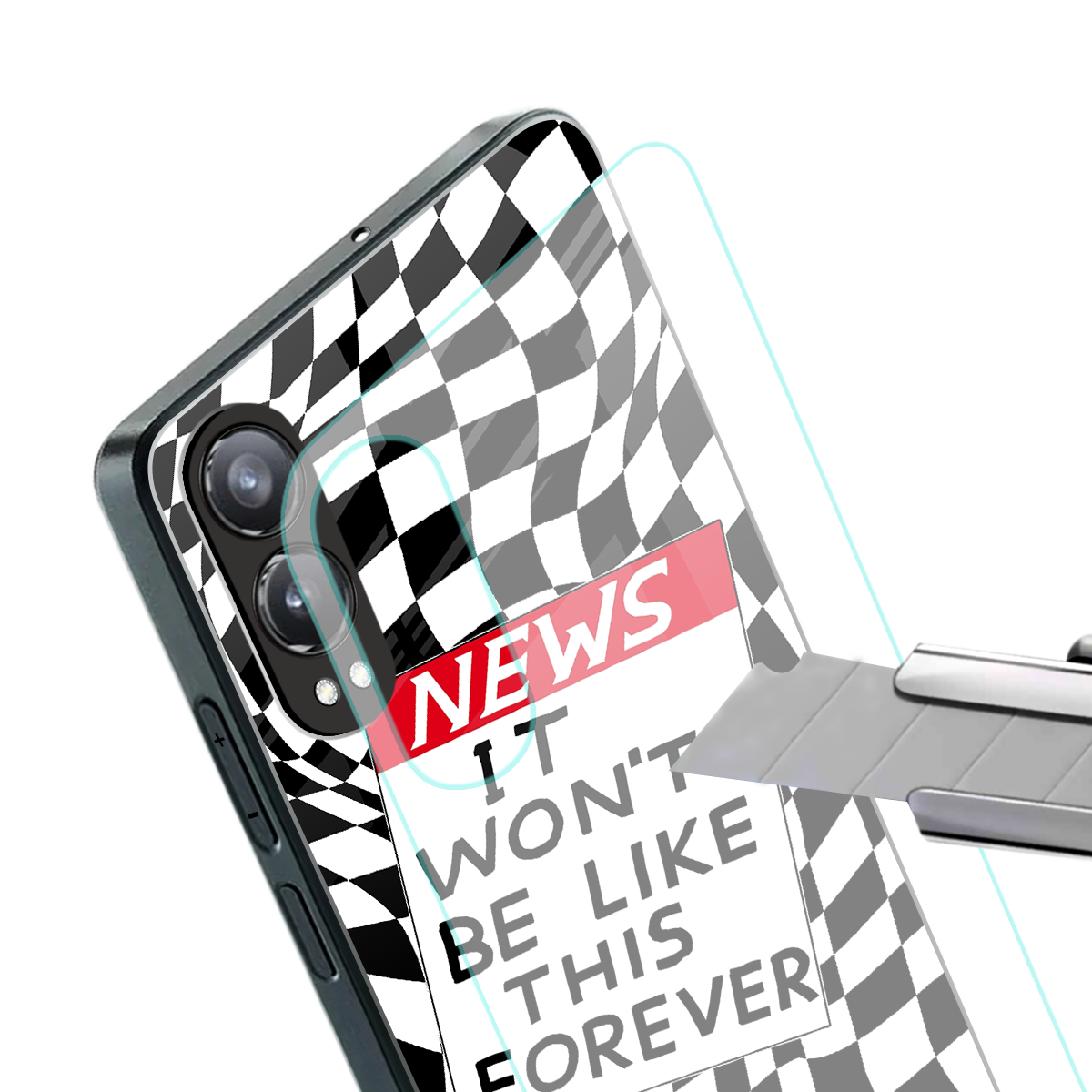 won't be like this forever back phone cover | glass case for oneplus nord ce 4 lite