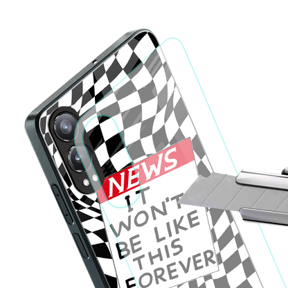 won't be like this forever back phone cover | glass case for oneplus nord ce 4 lite