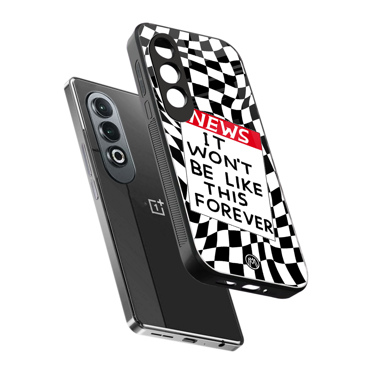 won't be like this forever back phone cover | glass case for oneplus nord ce 4
