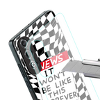 won't be like this forever back phone cover | glass case for oneplus nord ce 4