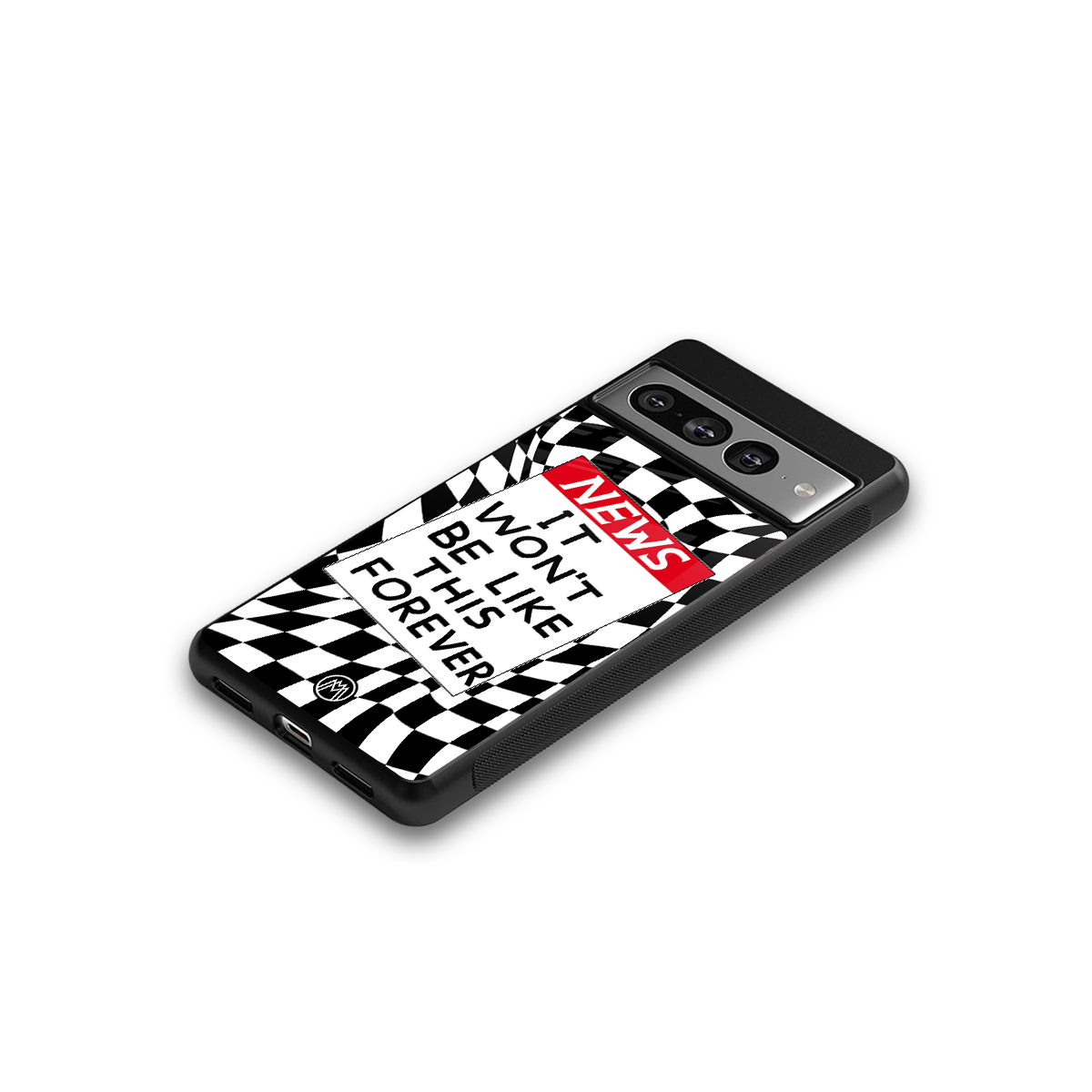 won't be like this forever back phone cover | glass case for google pixel 7 pro