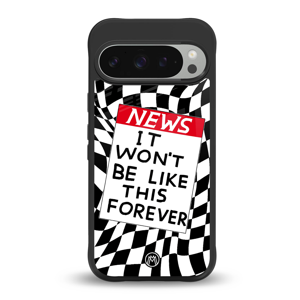 won't be like this forever back phone cover | glass case for google pixel 9 pro xl