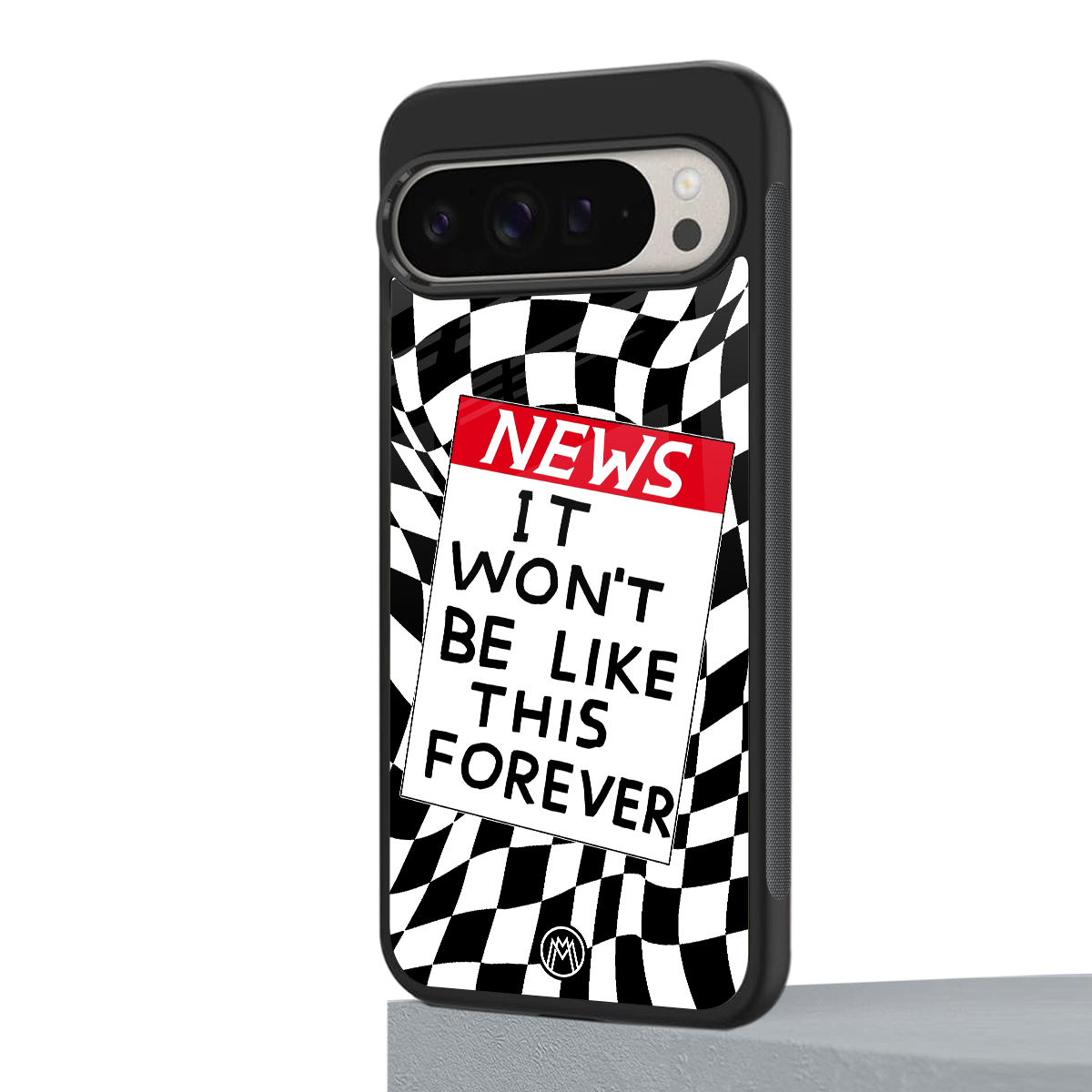 won't be like this forever back phone cover | glass case for google pixel 9 pro xl