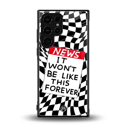 won't be like this forever back phone cover | glass case for samsung galaxy s24 ultra