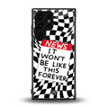 won't be like this forever back phone cover | glass case for samsung galaxy s23 ultra