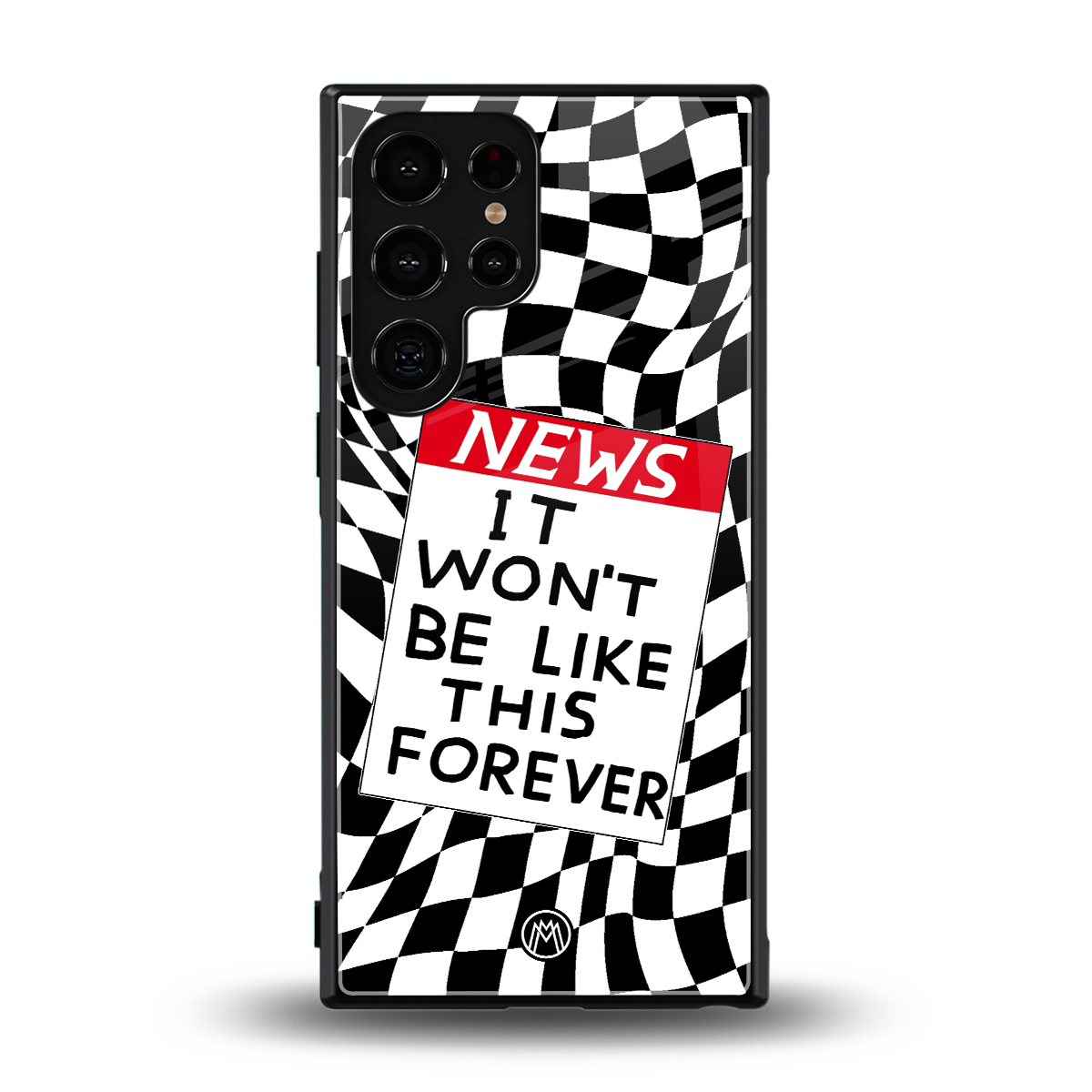 won't be like this forever back phone cover | glass case for samsung galaxy s23 ultra