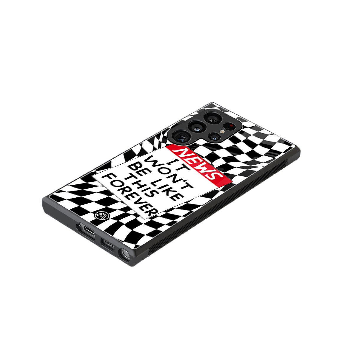 won't be like this forever back phone cover | glass case for samsung galaxy s23 ultra