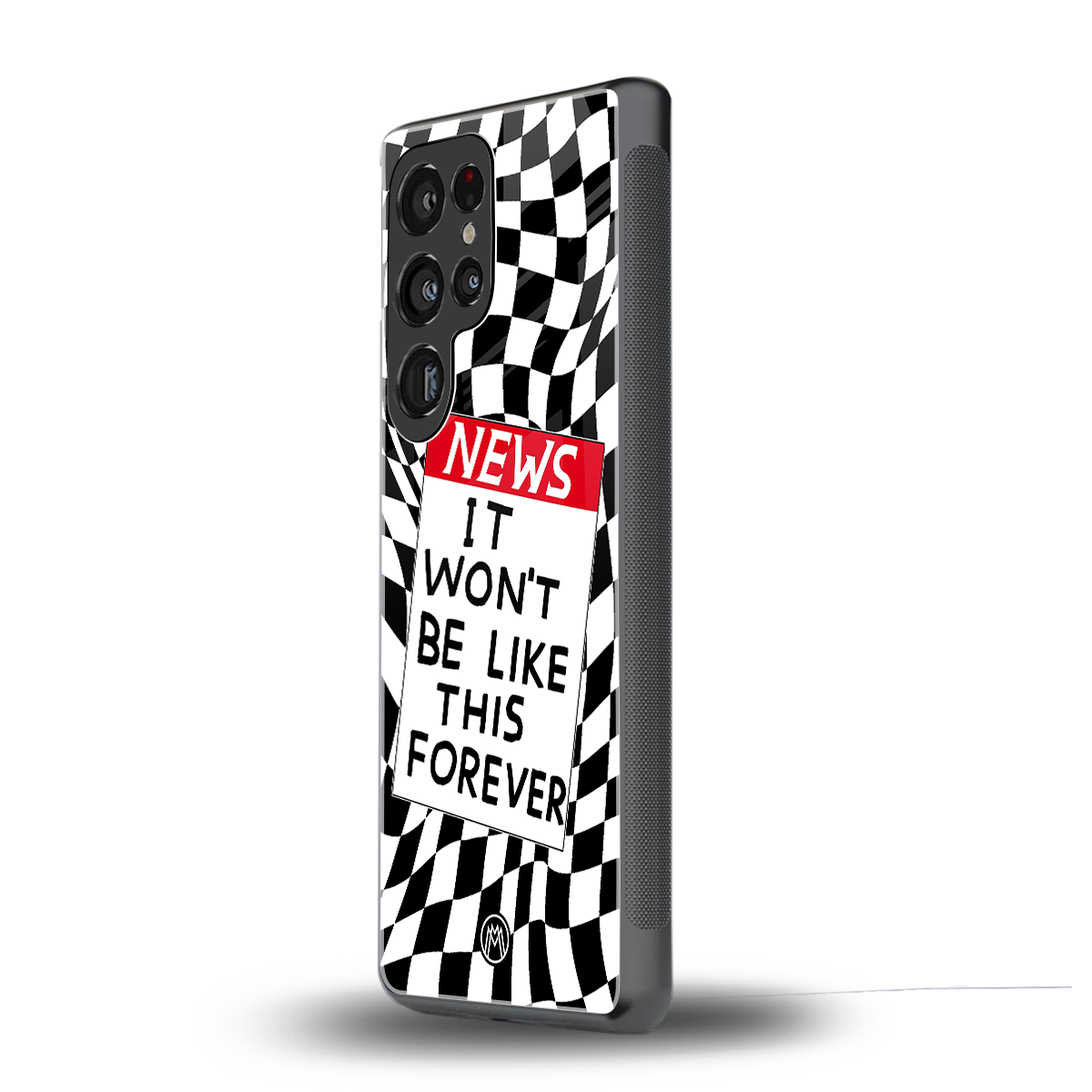 won't be like this forever back phone cover | glass case for samsung galaxy s25 ultra