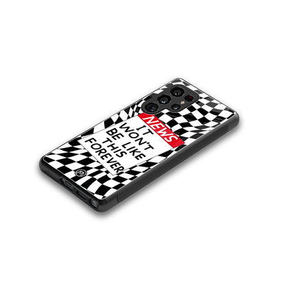 won't be like this forever back phone cover | glass case for samsung galaxy s25 ultra