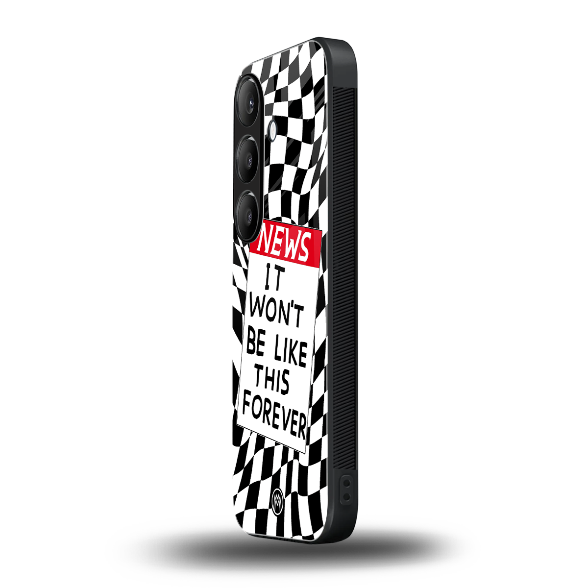 won't be like this forever back phone cover | glass case for samsung galaxy s25 plus