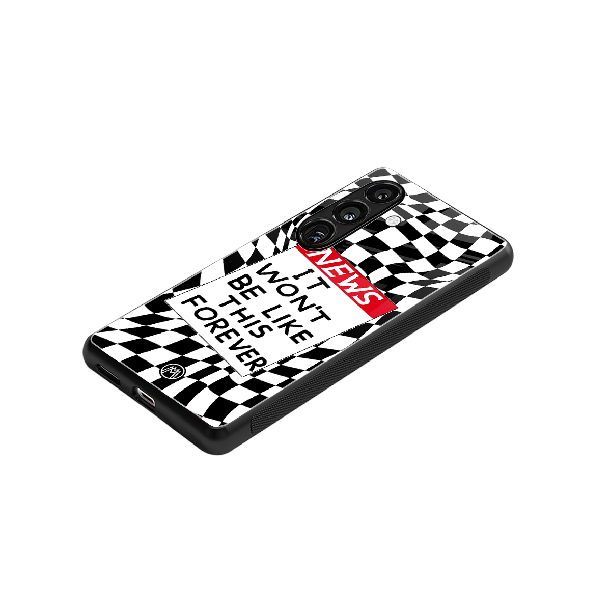 won't be like this forever back phone cover | glass case for samsung galaxy s25