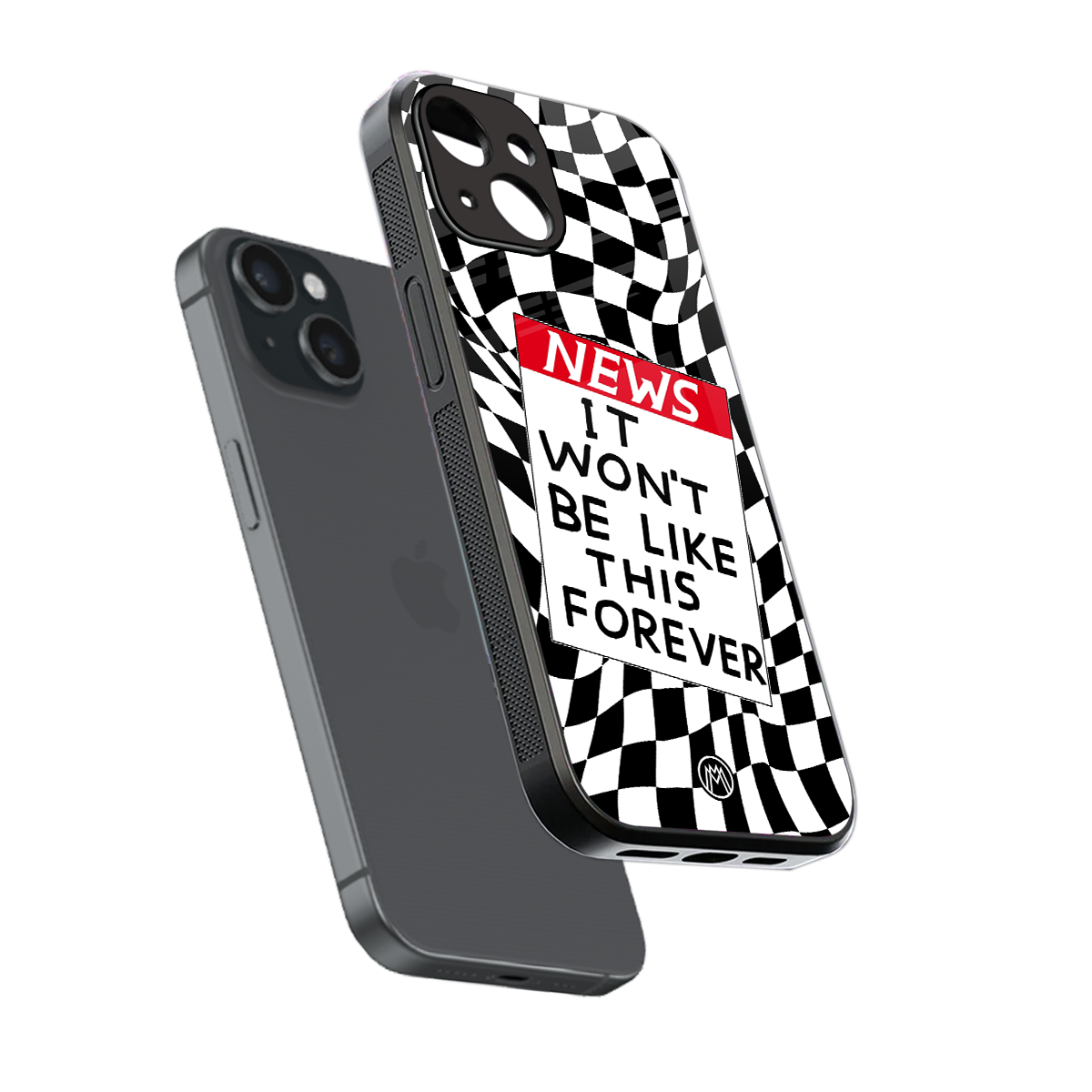 won't be like this forever back phone cover | glass case for iphone 15