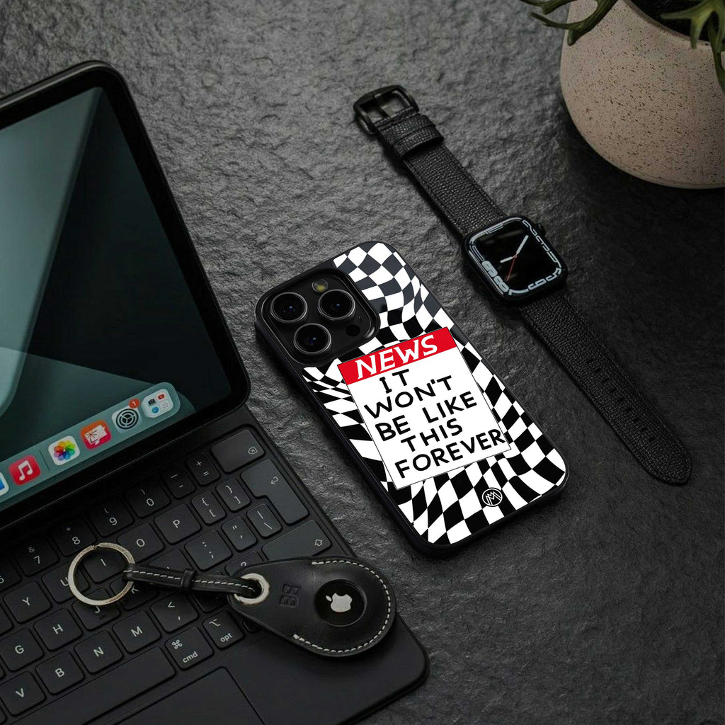 won't be like this forever back phone cover | glass case for iphone 13 pro