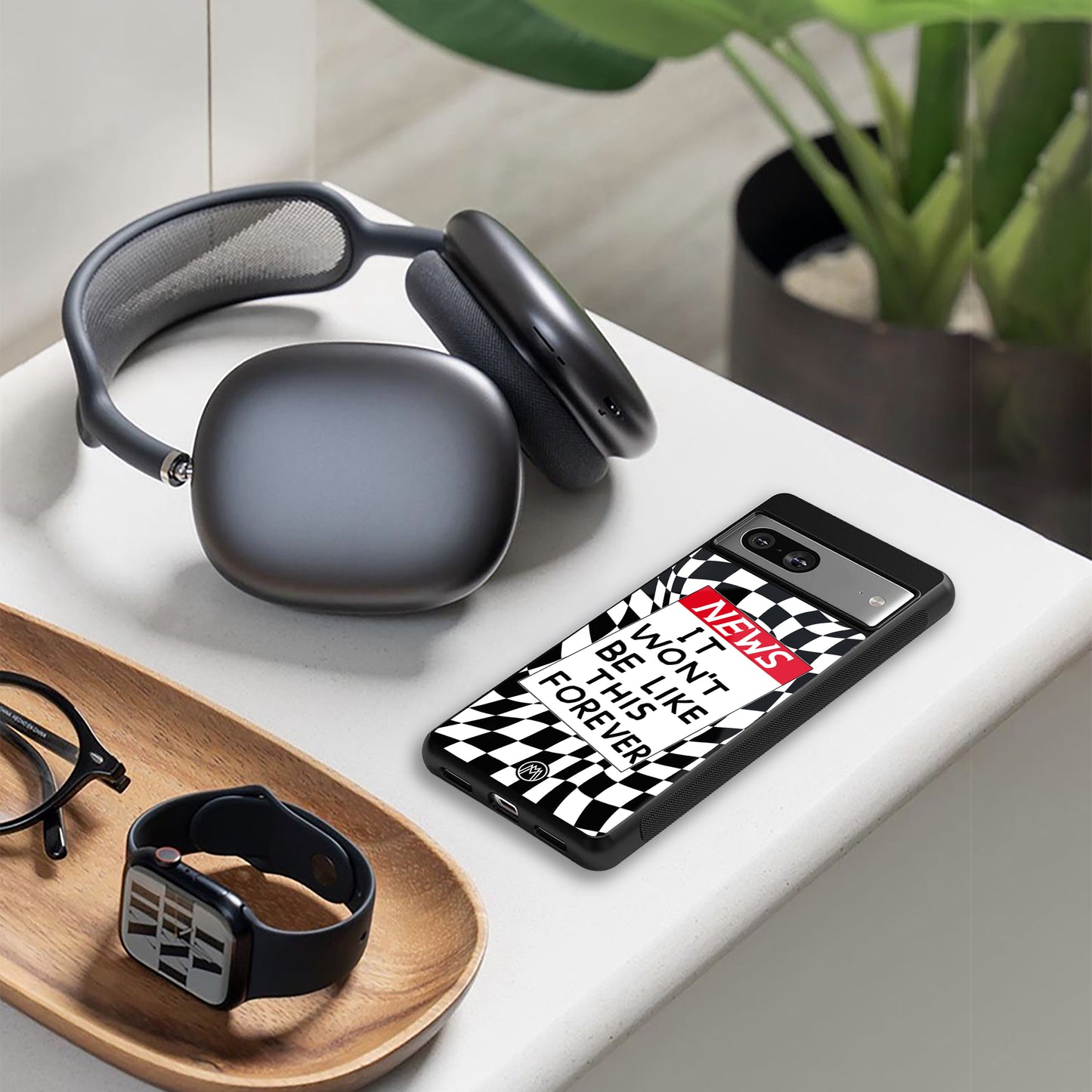 won't be like this forever back phone cover | glass case for google pixel 9 pro