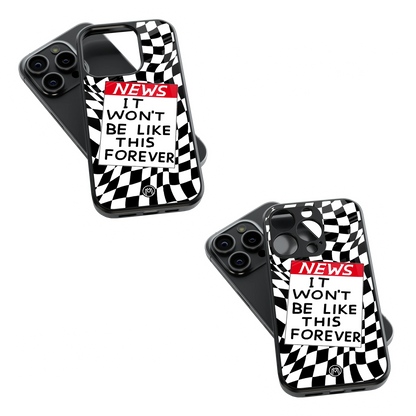 Trendy Glass Back Mobile Case for iPhone, Samsung, Redmi, OnePlus, Google Pixel, Motorola