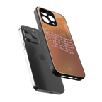 wonderful thought back phone cover | glass case for iphone 13 pro