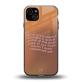wonderful thought back phone cover | glass case for iphone 14 plus