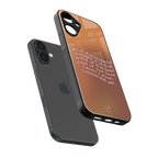 wonderful thought back phone cover | glass case for iphone 16 plus