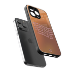 wonderful thought back phone cover | glass case for iphone 16 pro max