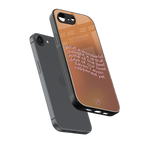 wonderful thought back phone cover | glass case for iphone 16e