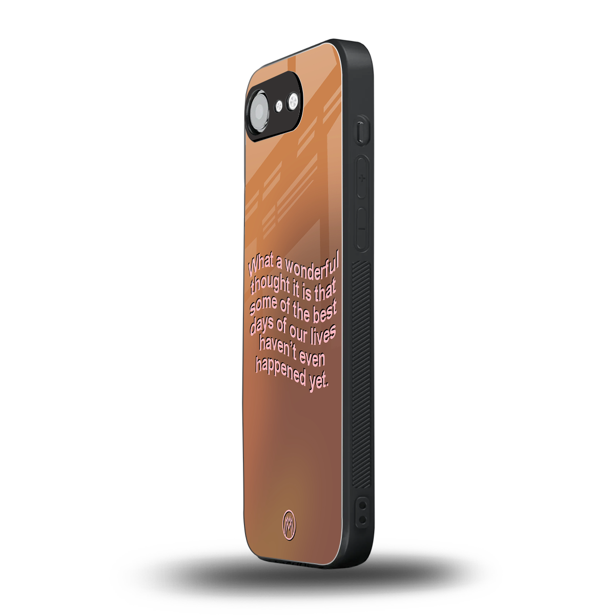 wonderful thought back phone cover | glass case for iphone 16e
