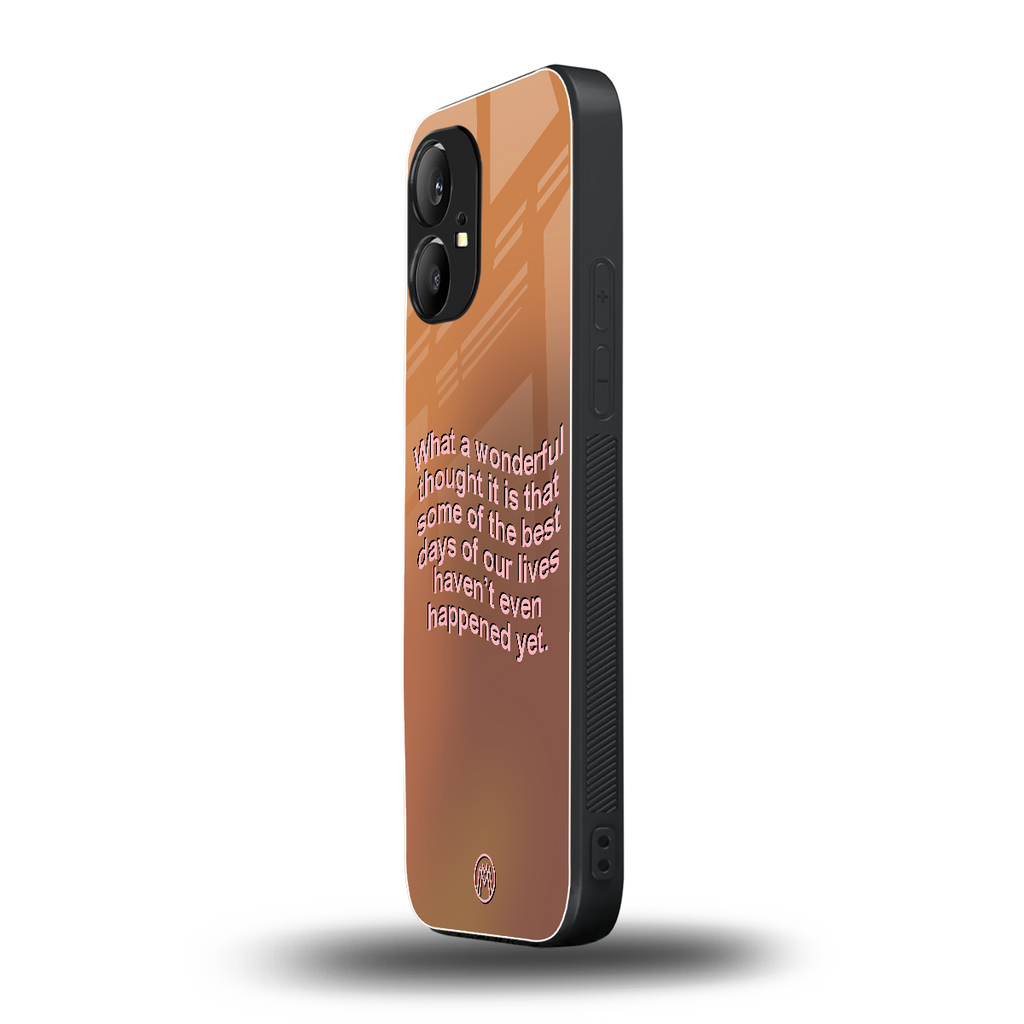 wonderful thought back phone cover | glass case for nothing phone 1