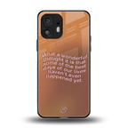 wonderful thought back phone cover | glass case for nothing phone 2