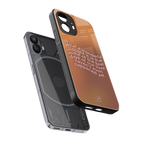 wonderful thought back phone cover | glass case for nothing phone 2