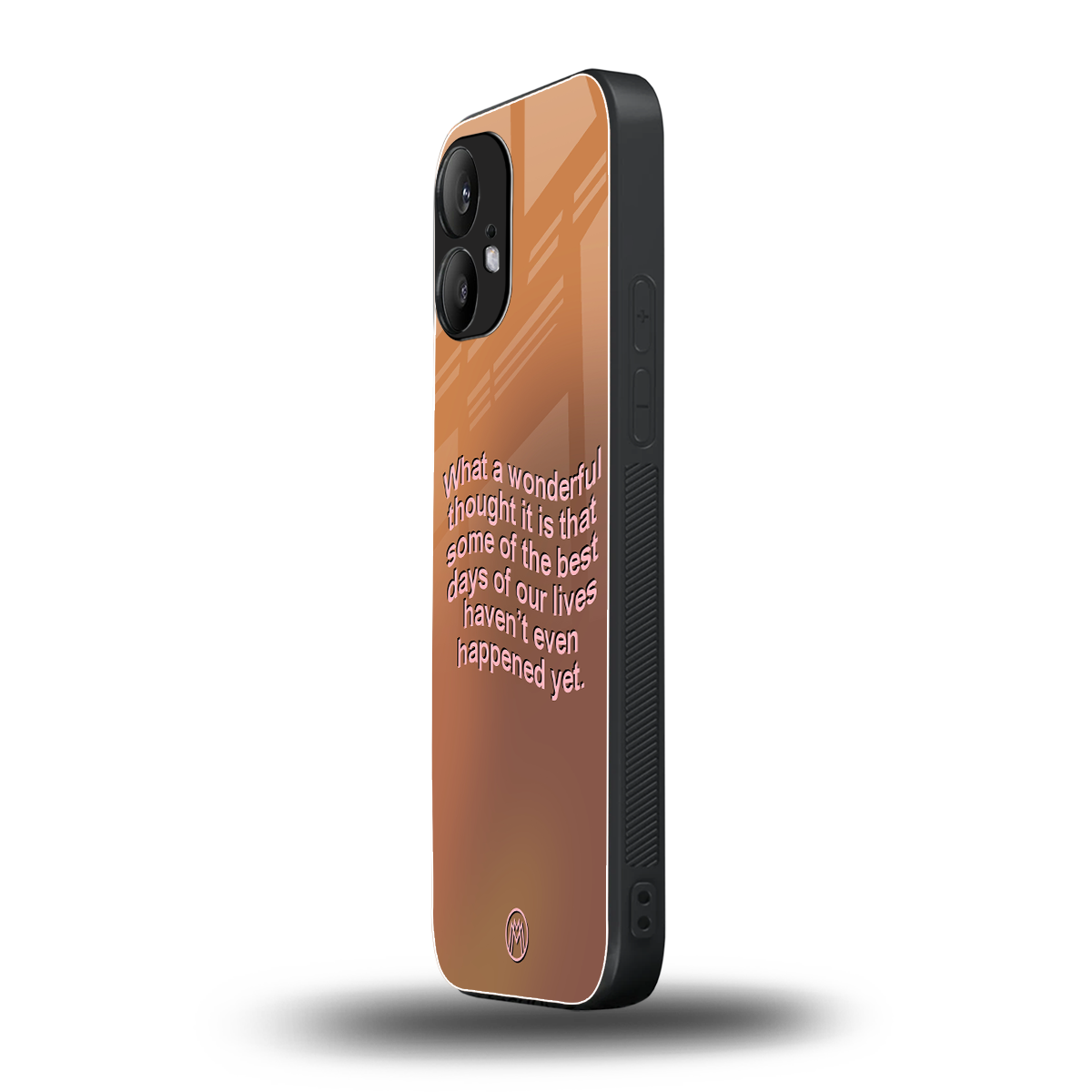 wonderful thought back phone cover | glass case for nothing phone 2