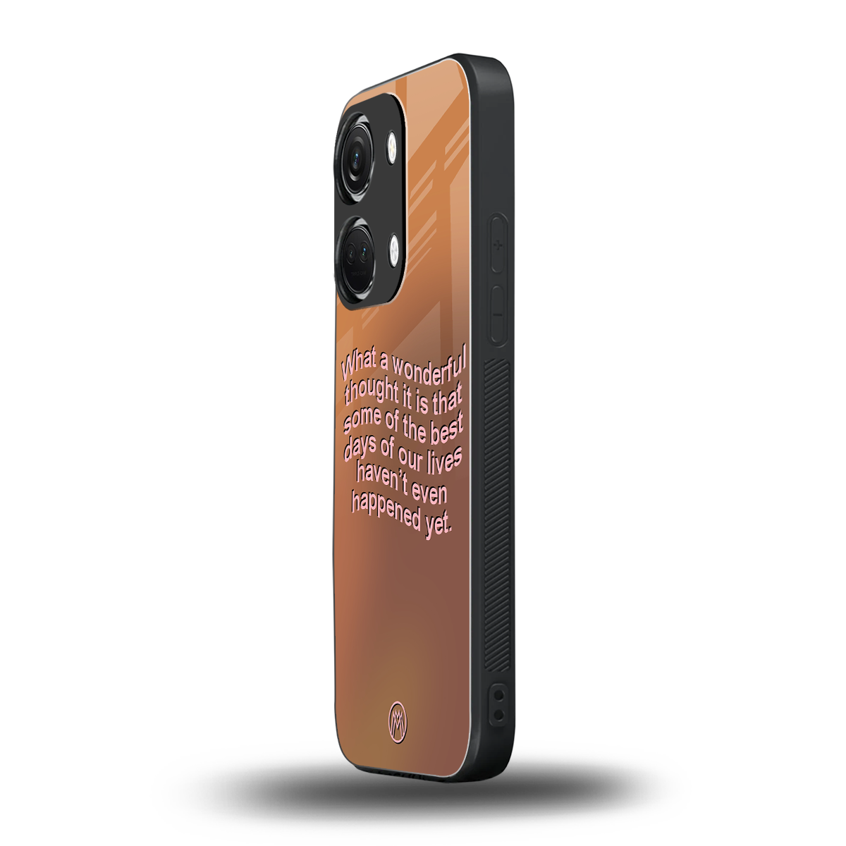 wonderful thought back phone cover | glass case for oneplus nord 3