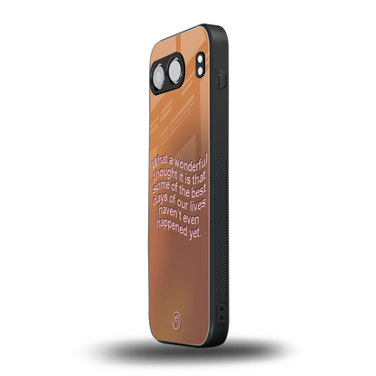 wonderful thought back phone cover | glass case for oneplus nord 4