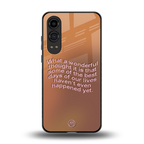 wonderful thought back phone cover | glass case for oneplus nord ce 4 lite