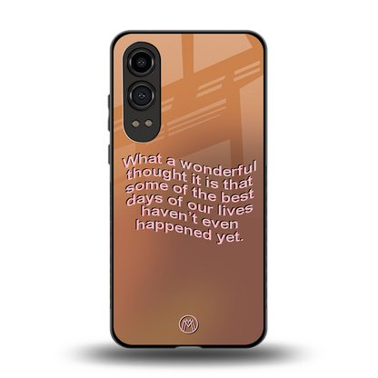 wonderful thought back phone cover | glass case for oneplus nord ce 4 lite