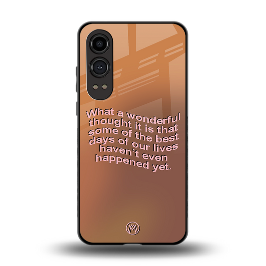 wonderful thought back phone cover | glass case for oneplus nord ce 4 lite