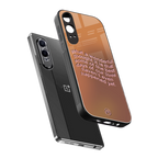 wonderful thought back phone cover | glass case for oneplus nord ce 4 lite