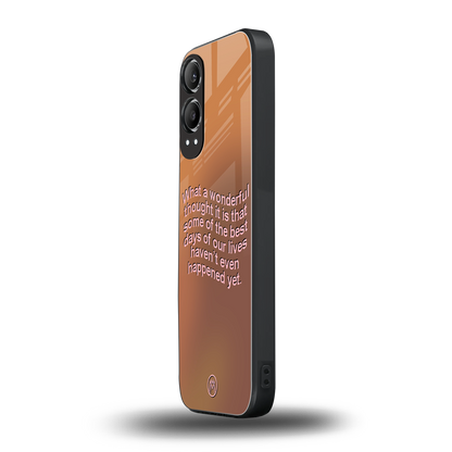 wonderful thought back phone cover | glass case for oneplus nord ce 4 lite