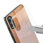 wonderful thought back phone cover | glass case for oneplus nord ce 4 lite