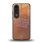 wonderful thought back phone cover | glass case for oneplus nord ce 4