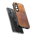 wonderful thought back phone cover | glass case for oneplus nord ce 4