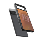 wonderful thought back phone cover | glass case for google pixel 6 pro