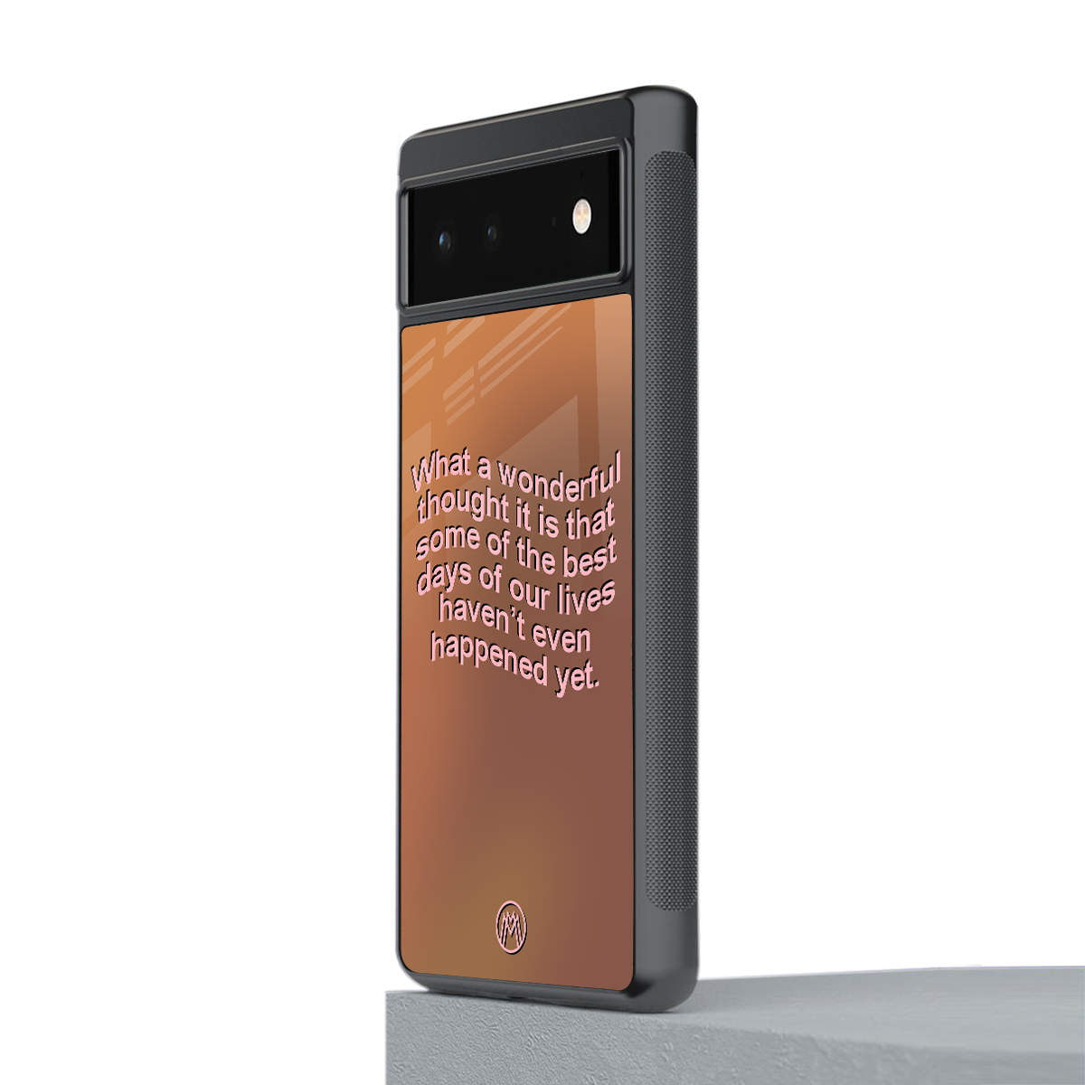 wonderful thought back phone cover | glass case for Google Pixel 6A