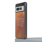 wonderful thought back phone cover | glass case for google pixel 7 pro