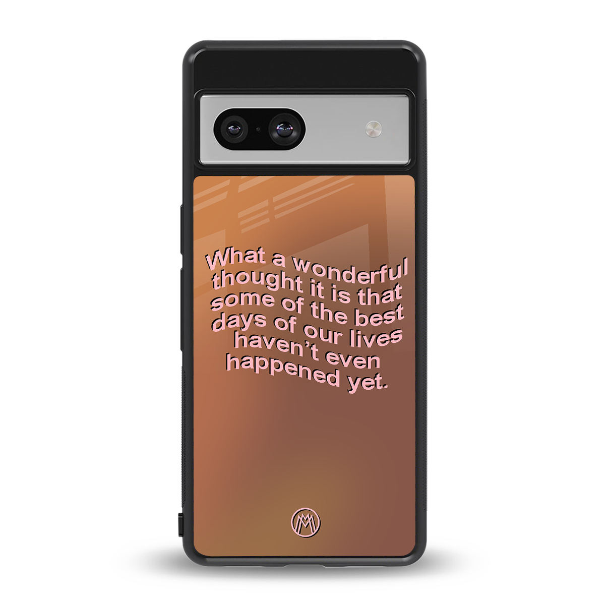 wonderful thought back phone cover | glass case for Google Pixel 7A