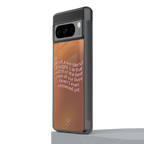 wonderful thought back phone cover | glass case for google pixel 8 pro
