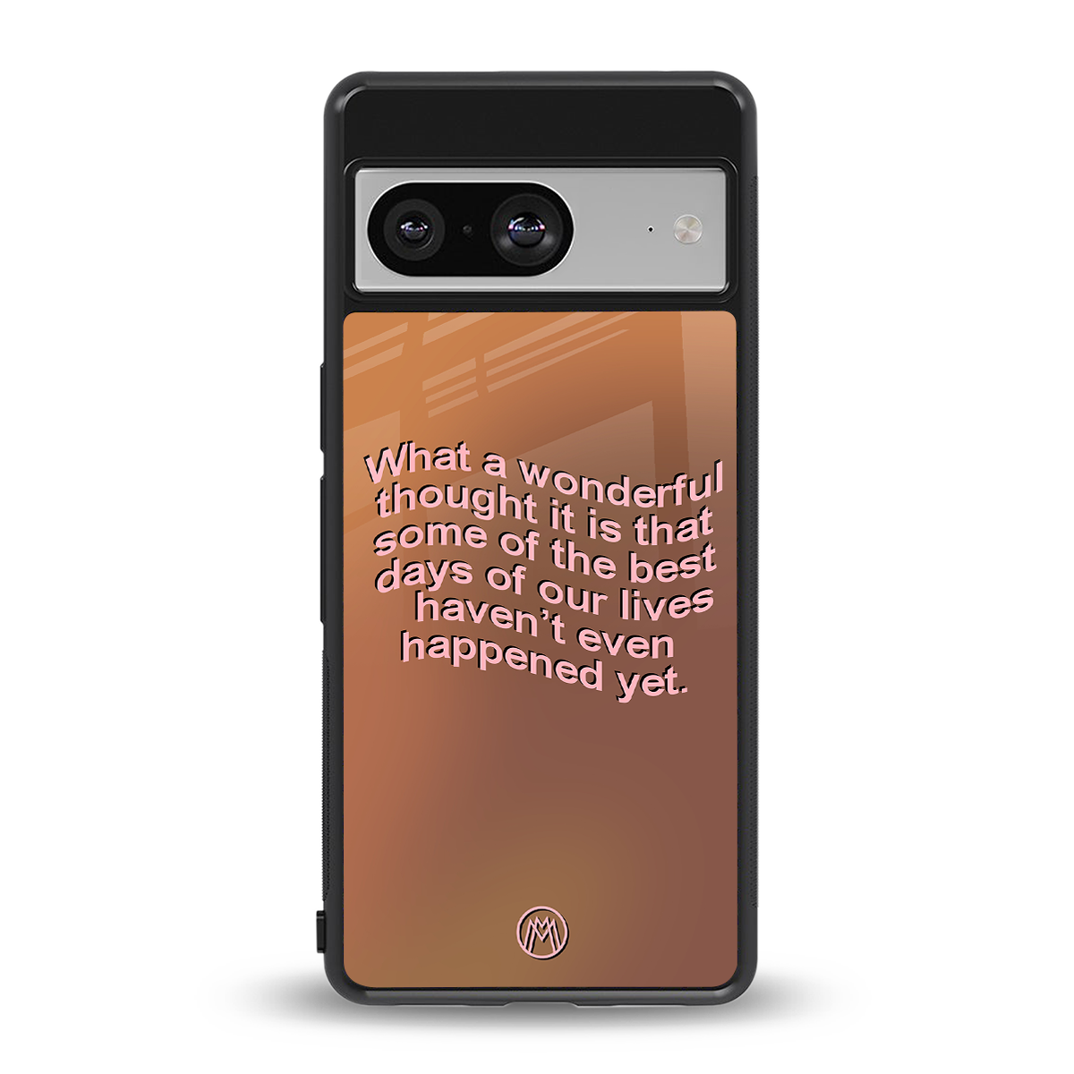 wonderful thought back phone cover | glass case for Google Pixel 8