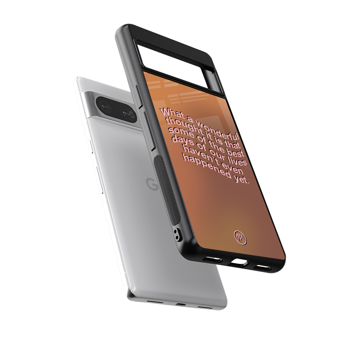 wonderful thought back phone cover | glass case for Google Pixel 8